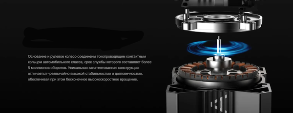 Изображение товара База для игрового руля MOZA R12 V2 Direct Drive Wheelbase Black RS081 / MZ58