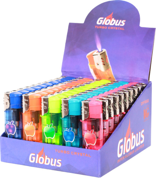 Изображение товара Пьезоэлектрическая газовая зажигалка Globus Turbo Crystal DYF002