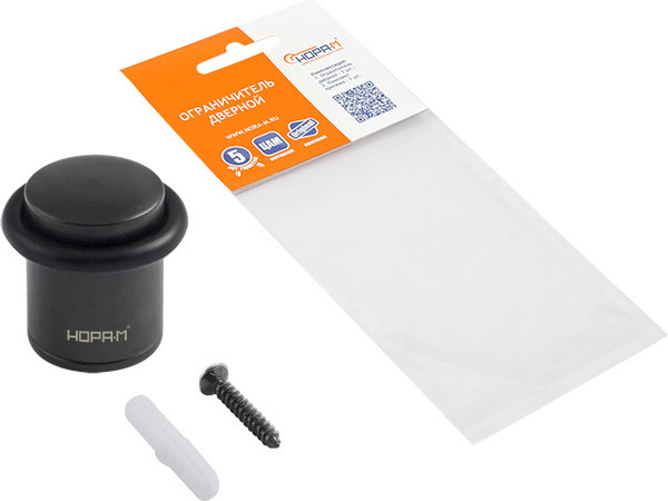 Изображение товара Ограничитель дверной Нора-М 101 / 20048 (графит)