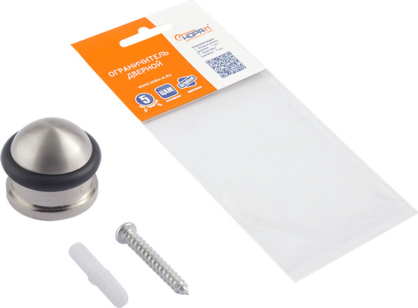 Изображение товара Ограничитель дверной Нора-М 103 / 7242 (матовый никель)