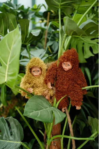 Изображение товара Аксессуар для куклы Magic Manufactory Комбинезон Magic Animals Кудрявый шик (коричневый)