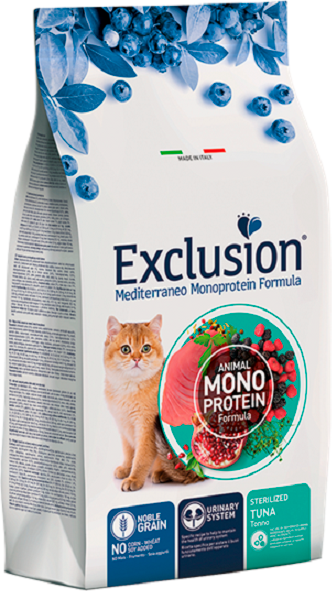 Сухой корм для кошек Exclusion Monoprotein Sterilized Tuna / NGCST01 (1.5кг) — фото 3