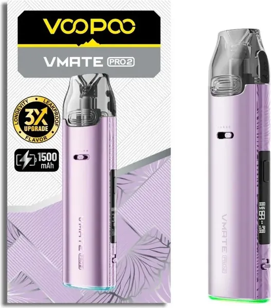 Изображение товара Электронный парогенератор VooPoo Vmate Pro 2 (Lavender)