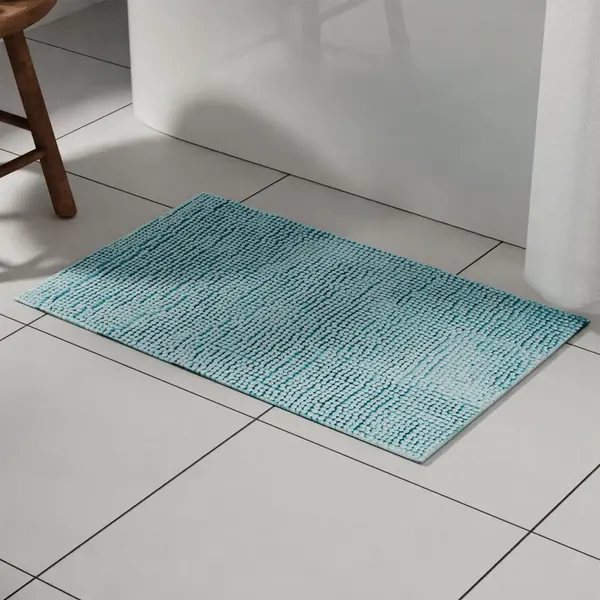 Изображение товара Коврик для ванной SWENSA Merci 45x70см / ATM-2100BDB-B (темно-голубой)