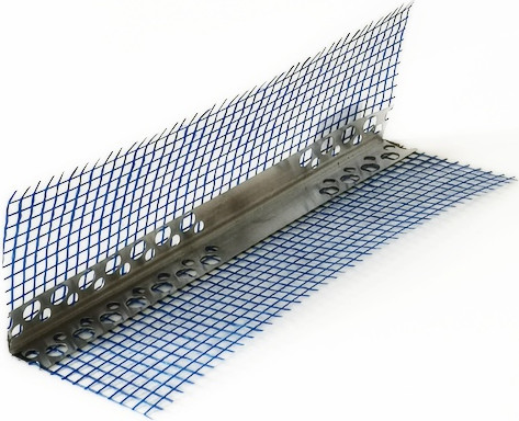 Изображение товара Уголок штукатурный ПланМеталл А-022-18.5-2500-75 с сеткой