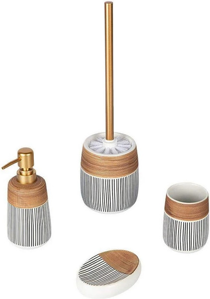 Изображение товара Ершик для унитаза SWENSA Tori SWC-2516-05 (бежевый/серый)