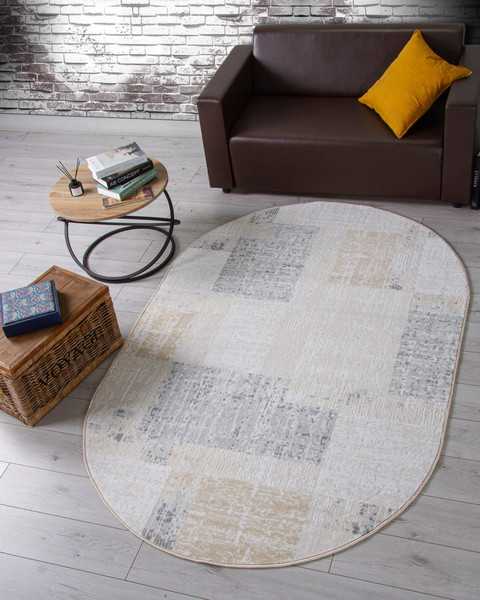 Изображение товара Ковер Merinos Cuba F387-OVAL-BEIGE (1.5x2.3)