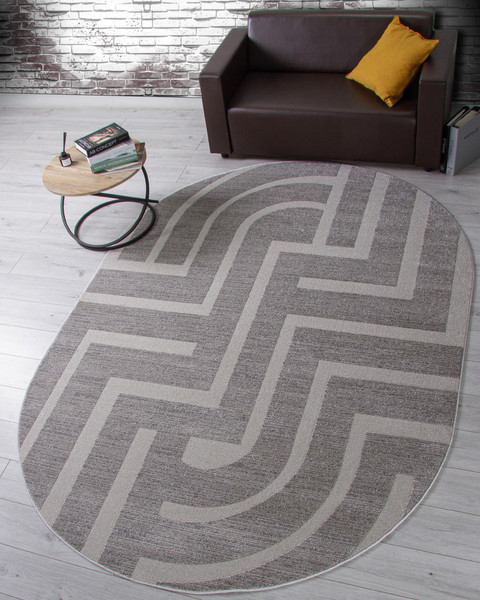 Изображение товара Ковер Merinos Dios F439-OVAL-LIGHT GRAY (1.6x2.3)