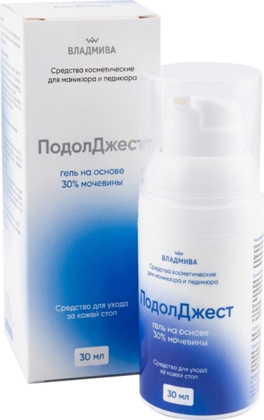 Изображение товара Гель для ног ВладМиВа ПодолДжест 30% мочевины (30г)
