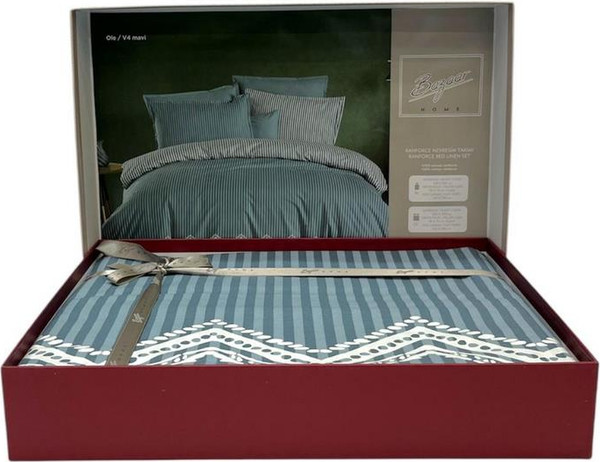 Изображение товара Комплект постельного белья Sarev Bazaar ранфорс Евро / N409 Ole v4/Mavi