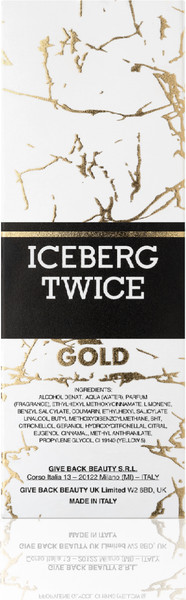 Изображение товара Туалетная вода Iceberg Parfum Twice Gold (125мл)
