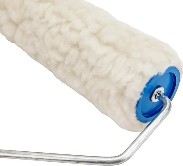 Изображение товара Валик малярный Korvus 200мм под ручку 6мм (натуральный мех)