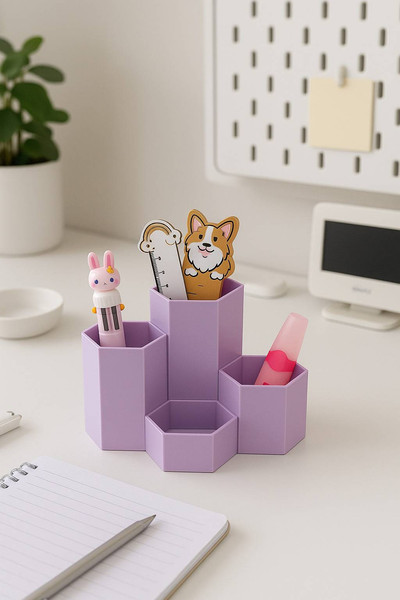 Изображение товара Органайзер настольный ILikeGift Rectangle XFBTS1208-2 (фиолетовый)