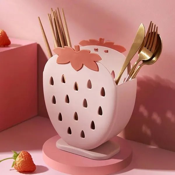 Изображение товара Органайзер для столовых приборов ILikeGift Strawberry 6287-1 (розовый)