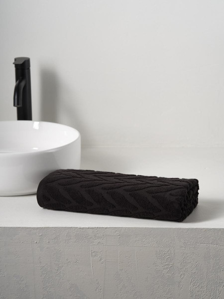 Изображение товара Полотенце Ночь нежна Braid 70x140 (графит)