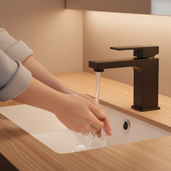 Изображение товара Смеситель Wellerein Linea 21LN26 (черный)