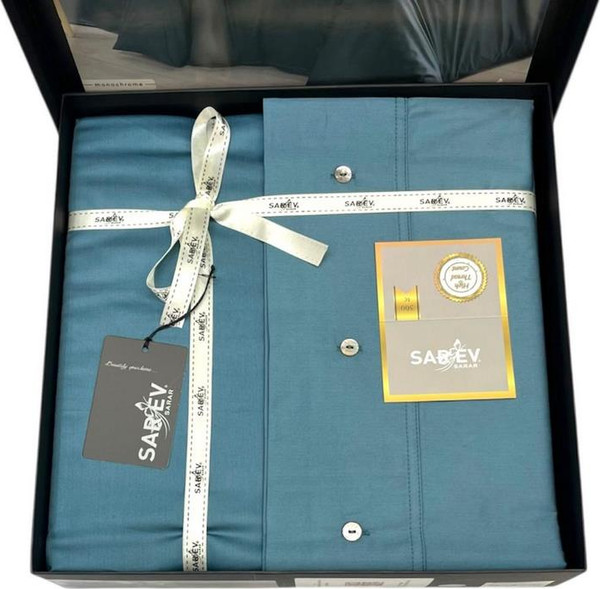 Изображение товара Комплект постельного белья Sarev 300 tc сатин сем / N381 Monochrome v16/Ocean