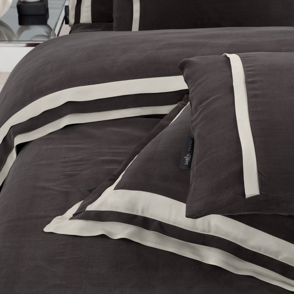 Изображение товара Комплект постельного белья Sarev Elite евро / N318 Kimera Cupro Vegan Silk v7/Kahve