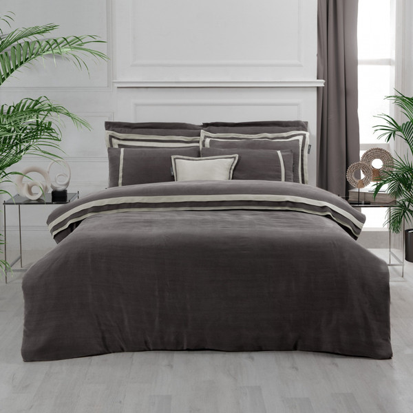 Изображение товара Комплект постельного белья Sarev Elite евро / N318 Kimera Cupro Vegan Silk v7/Kahve