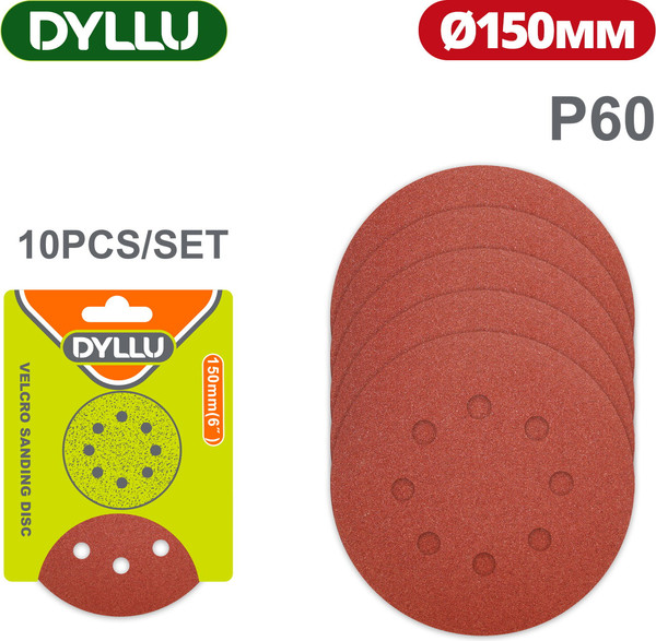 Изображение товара Набор шлифлистов DYLLU DTZA5123 (10шт)