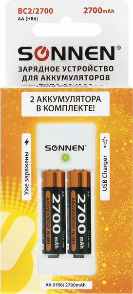 Изображение товара Зарядное устройство для аккумуляторов Sonnen 454239 (с аккумуляторами)