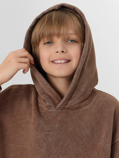 Изображение товара Худи детское Mark Formelle 123416-1 (р.110-56, Acid Wash коричневый)