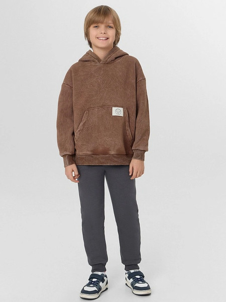 Изображение товара Худи детское Mark Formelle 123416-1 (р.116-60, Acid Wash коричневый)