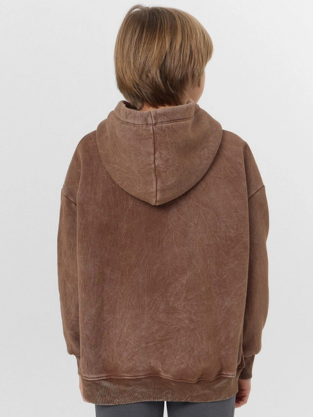 Изображение товара Худи детское Mark Formelle 123416-1 (р.146-72, Acid Wash коричневый)