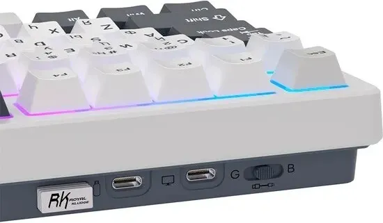 Изображение товара Клавиатура Royal Kludge RK S85 (White Night/Cloud Switch)