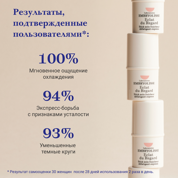 Изображение товара Гель для век Laboratoires Embryolisse Охлаждающий гель-стик (4.5г)