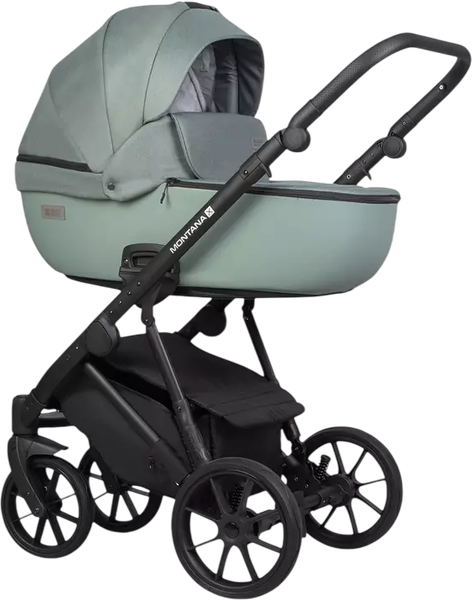 Изображение товара Детская универсальная коляска Riko Montana X Plus 2 в 1 Basic (зеленый)