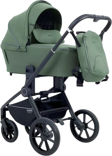 Изображение товара Детская универсальная коляска MOWbaby Zoom Pu 3в1 / RA087 (Olive)