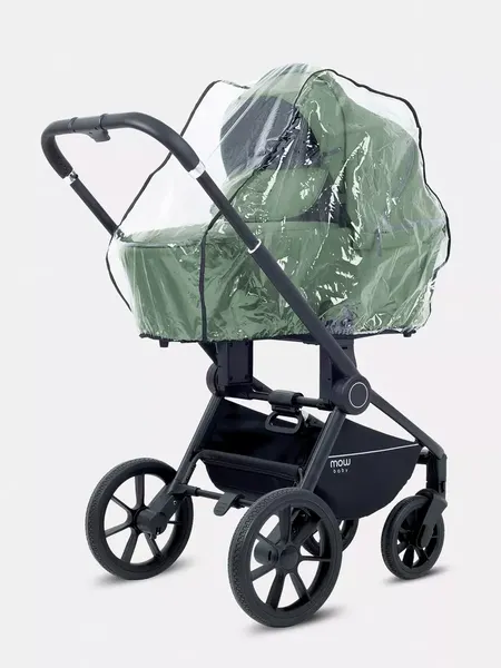 Изображение товара Детская универсальная коляска MOWbaby Zoom Pu 3в1 / RA087 (Olive)