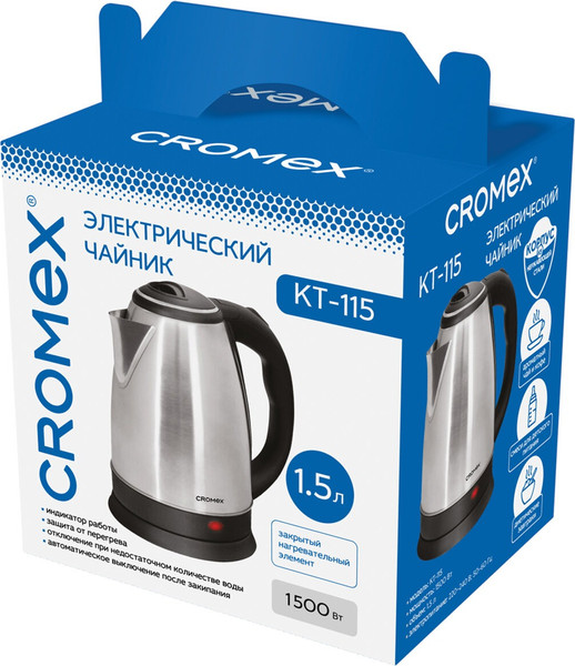 Изображение товара Электрочайник Cromex KT-115 / 452925
