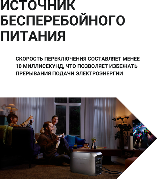 Изображение товара Портативная зарядная станция EcoFlow Delta 3 Max Plus