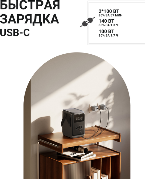 Изображение товара Портативная зарядная станция EcoFlow Trail 200