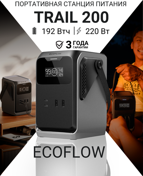 Изображение товара Портативная зарядная станция EcoFlow Trail 200