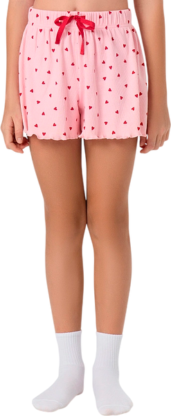 Изображение товара Шорты пижамные детские Mark Formelle 537004 (р.128-64, сердечки на розовом)