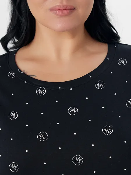 Изображение товара Сорочка Mark Formelle 572310 (р.164/170-120-126, MF на черном)