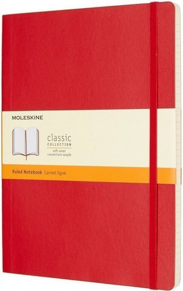Изображение товара Блокнот Moleskine Classic Soft QP621F2 XLarge (красный)