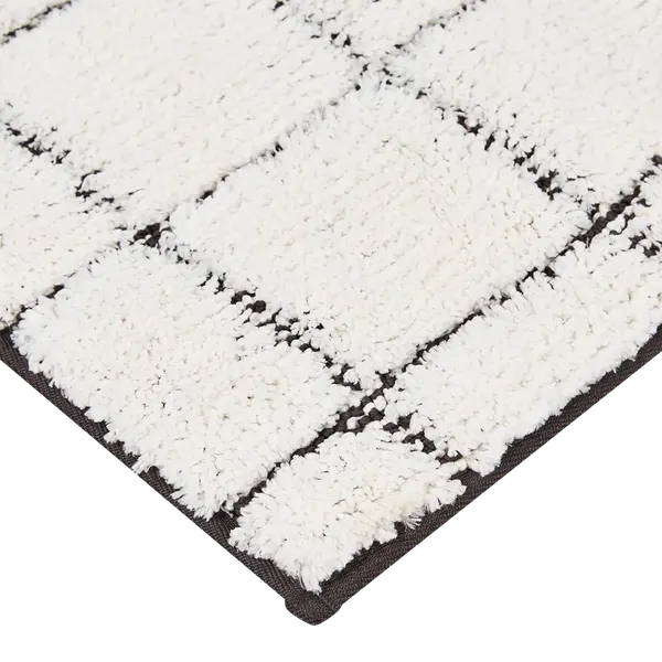 Изображение товара Коврик для ванной SWENSA Note 50x80см / SWM-5010WHT-B (белый)