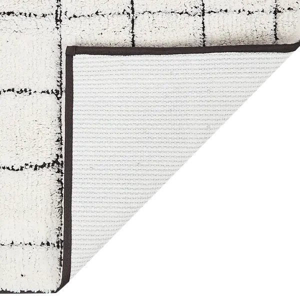 Изображение товара Коврик для ванной SWENSA Note 50x80см / SWM-5010WHT-B (белый)