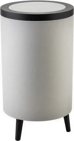 Изображение товара Контейнер для мусора HAPPI DOME Mini HDB-20005-GRY (5л, серый)