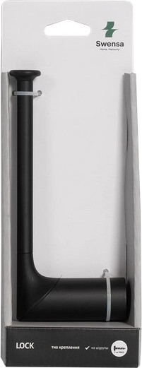 Изображение товара Держатель для туалетной бумаги SWENSA Lock SWR-6600-05-BLK (черный)
