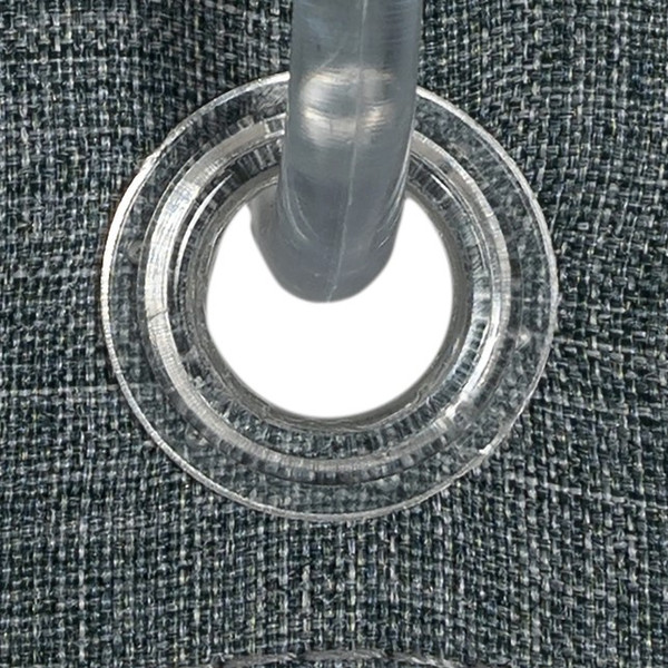 Изображение товара Шторка-занавеска для ванны SWENSA Leda BSC-90-98 (серый/синий)