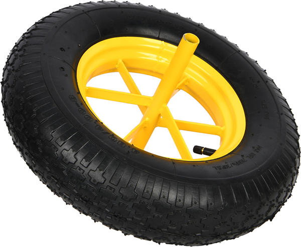 Изображение товара Колесо для тачки Deli 16"x4.00-8 / EDL436065T (пневматическое)