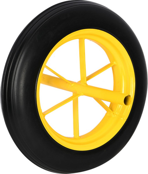Изображение товара Колесо для тачки Deli 14"х4.00 / EDL437065T (полиуретановое)