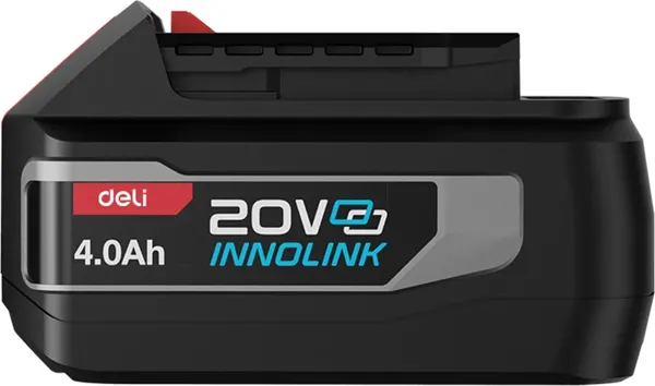 Изображение товара Набор аккумуляторов для электроинструмента Deli EDE-CM20A4E (2х4.0 А/ч, ЗУ 2 А)