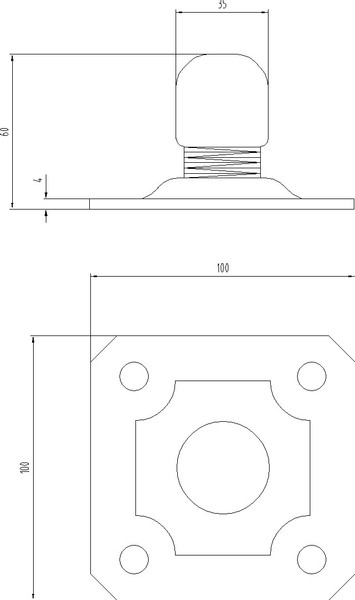 Изображение товара Упор для ворот Прогейт MX14A