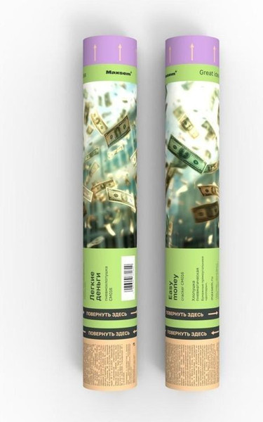 Изображение товара Пневмохлопушка ILikeGift Доллары / СМ016